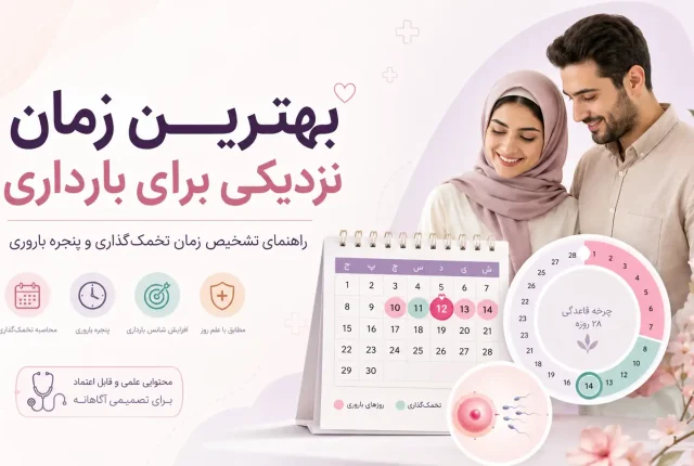 بهترین زمان نزدیکی برای بارداری