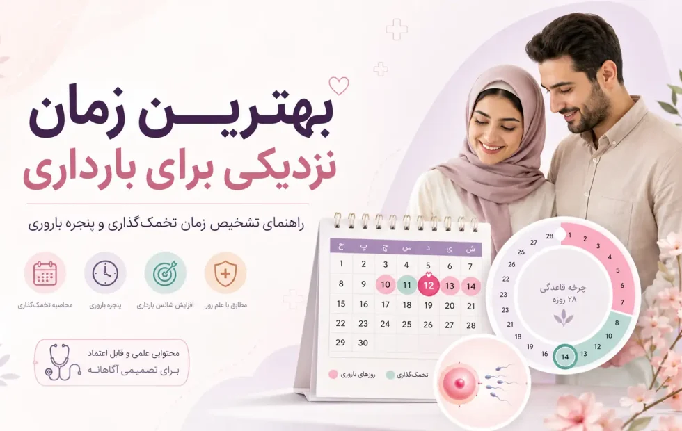 بهترین زمان نزدیکی برای بارداری